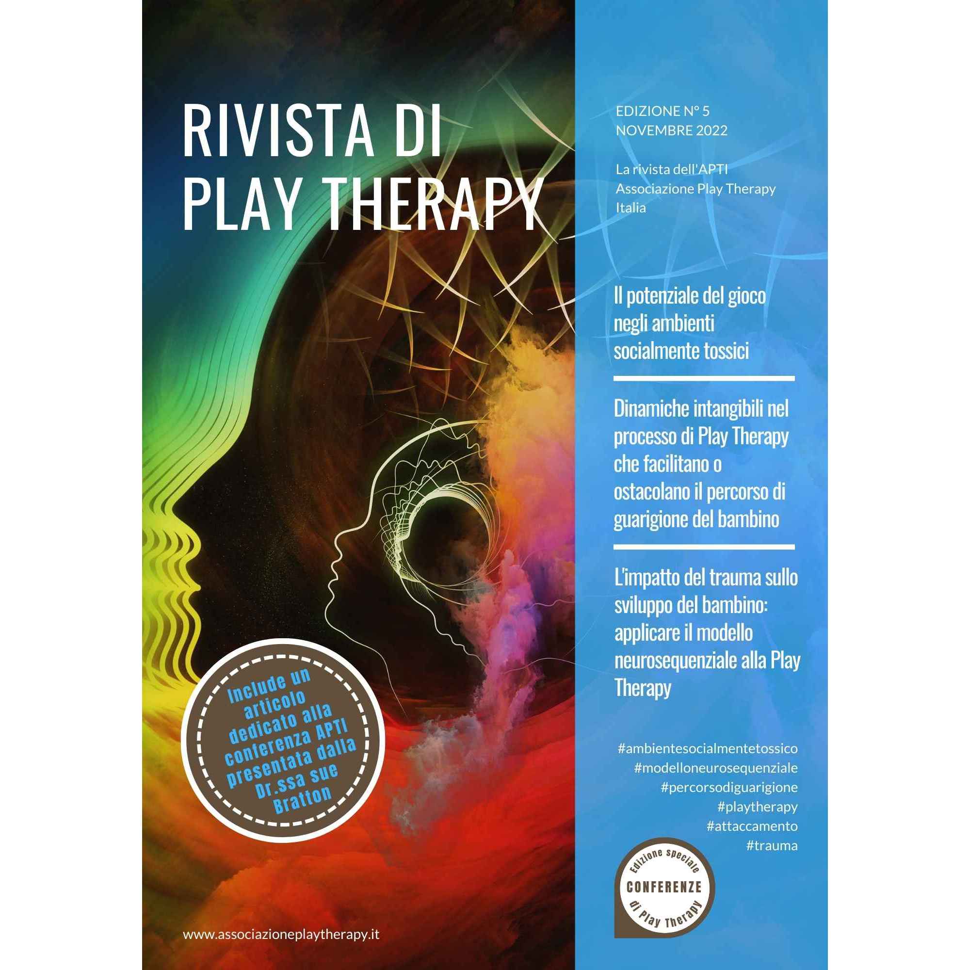 copertina rivista di play therapy