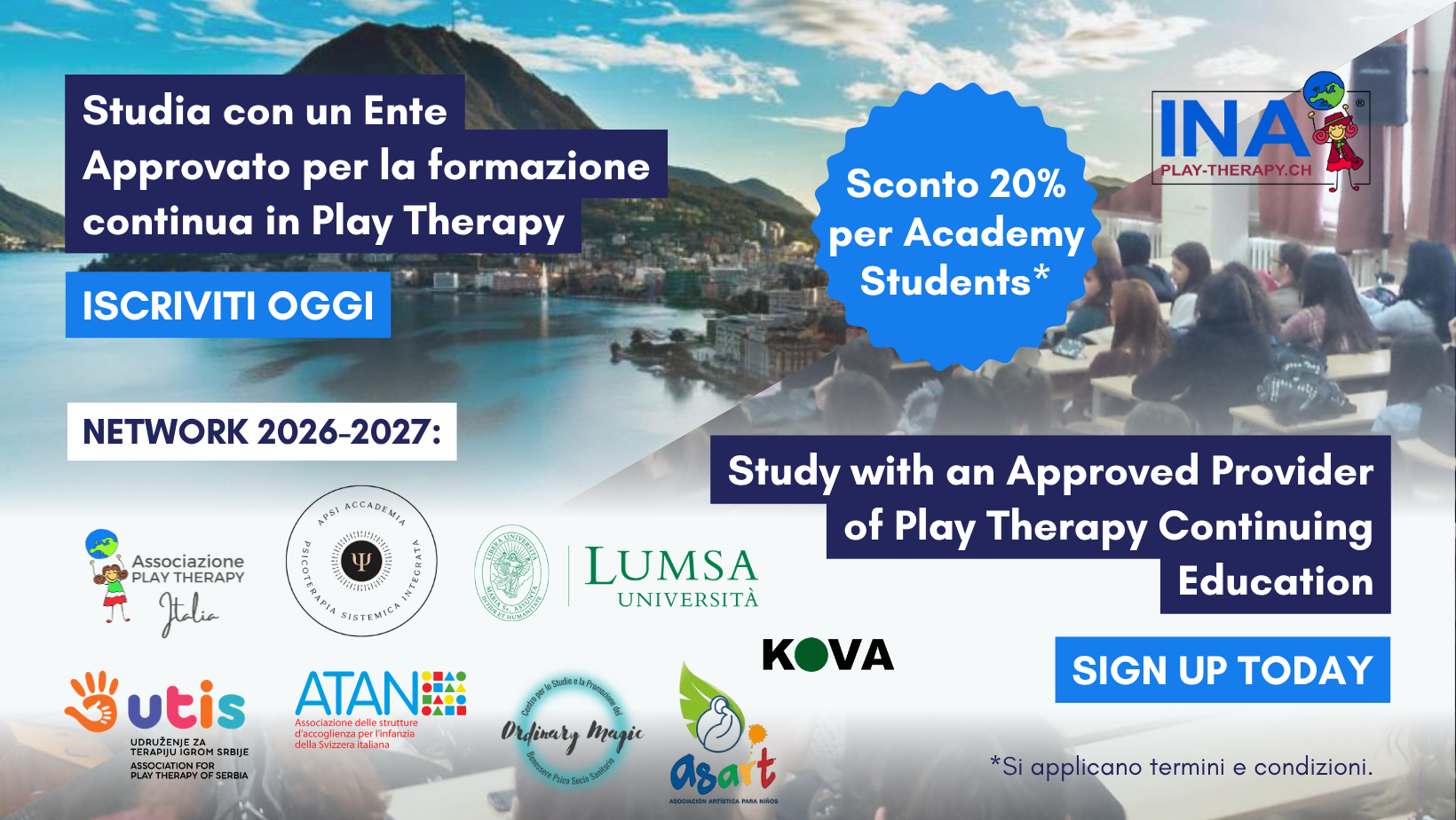 studia la play therapy con un ente approvato